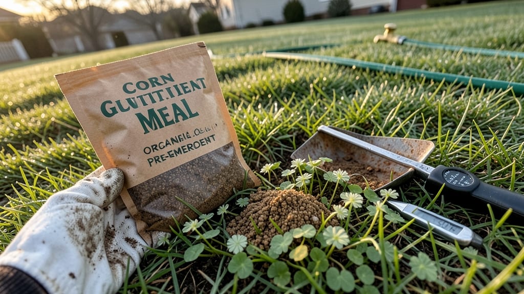 Corn Gluten Meal Pre-Emergent Treatment
