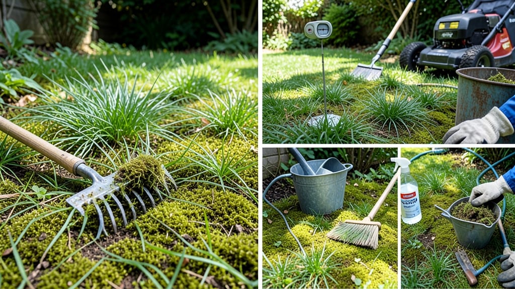 How to Remove Moss From Lawn Naturally: Vinegar-Salt Spray That Works in Hours