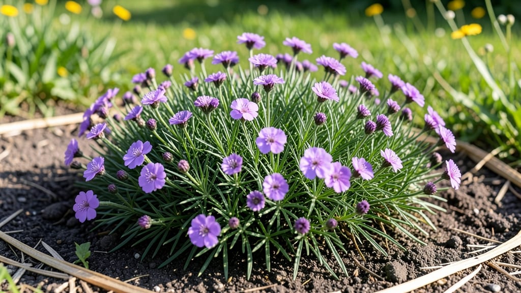 Small Purple Flowers Growing in Lawn: Identifying and Removing Weeds Naturally