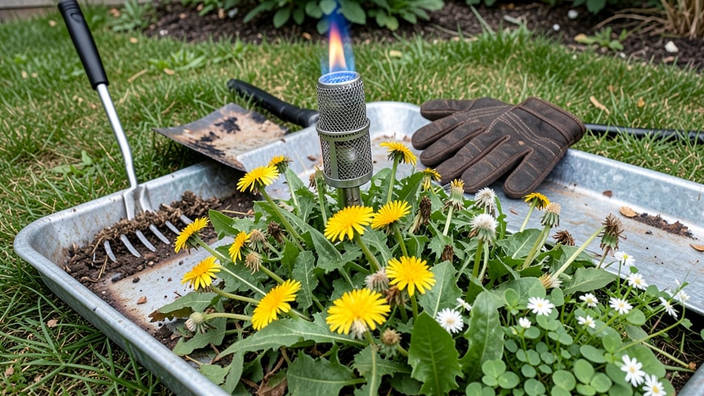 Burning Lawn Weeds: Flame-Free, Chemical-Free Weed Eradication in Minutes