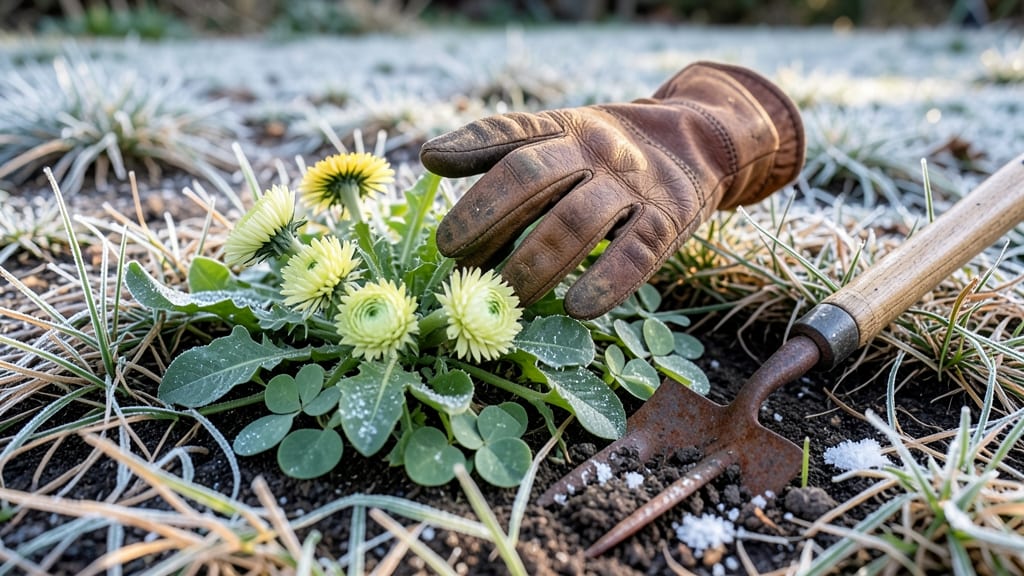 Lawn Weeds in Winter: Cold-Weather Elimination Without Harming Grass