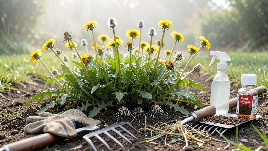 Get Rid of Dandelions in Lawn: Natural Weed Killer That Works in 24 Hours