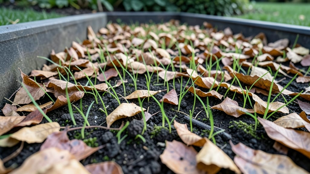 Avoiding Thick Leaf Mats on Newly Seeded Areas