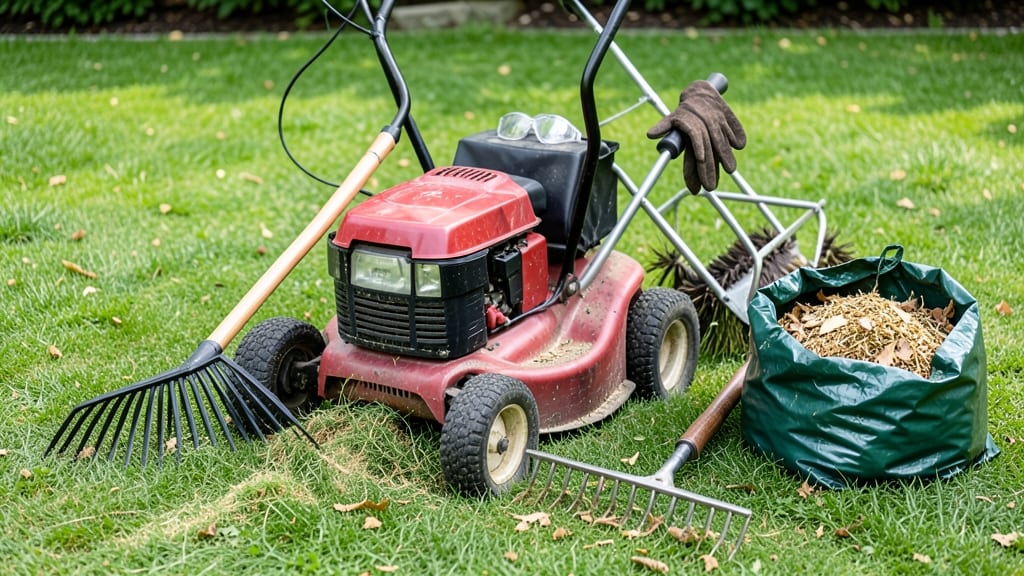 Lawn Mowing Leaf Clean Up: One-Stop Spring Prep in 30 Minutes