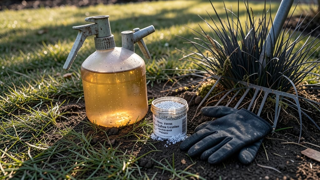 Black Lawn After Moss Killer: Vinegar-Free Revival in 24 Hours