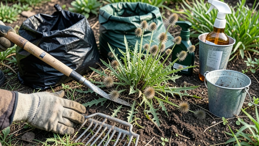 How to Get Rid of Grass Burrs in Lawn: Pull-And-Burn Method for Stubborn Roots