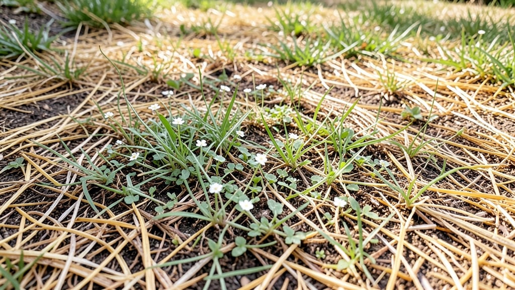 Mulching with Straw or Grass Clippings
