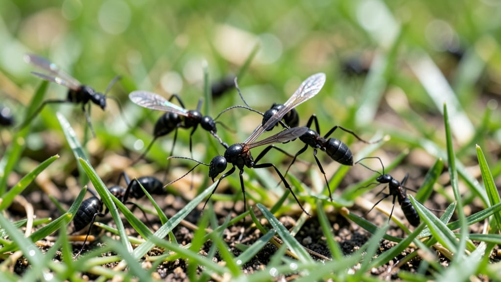 Flying Ants in My Lawn: Natural Barrier That Stops Them Fast