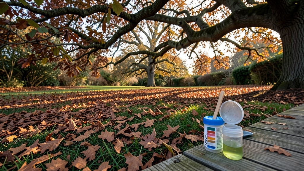 Testing Soil pH Before and After Leaf Mulching