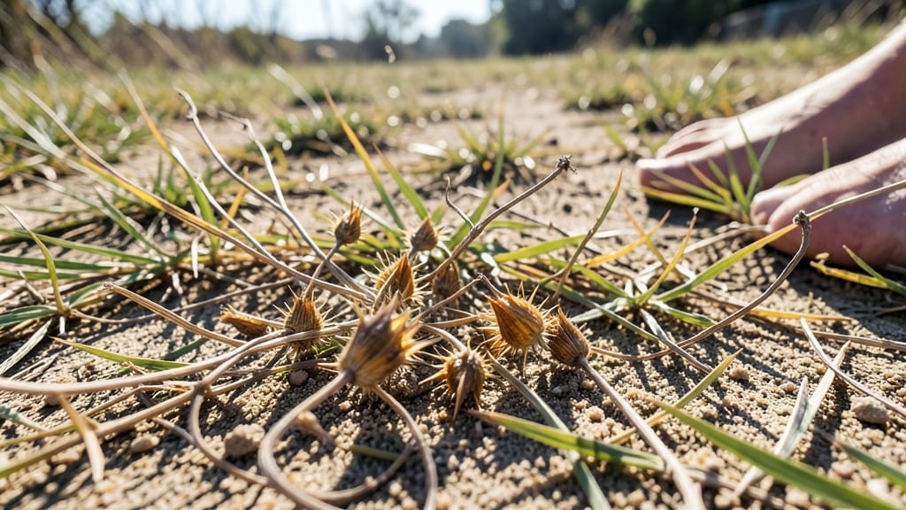 Sandbur: Spiky Seed Pods in Lawns