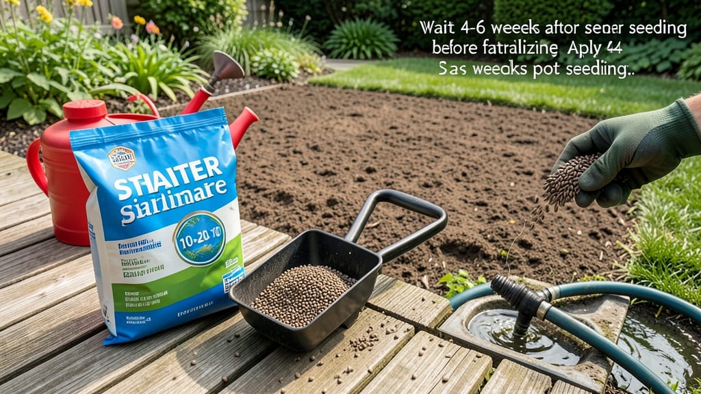 When to Fertilize Lawn After Seeding: Wait 6 to 8 Weeks for Strong Root Growth