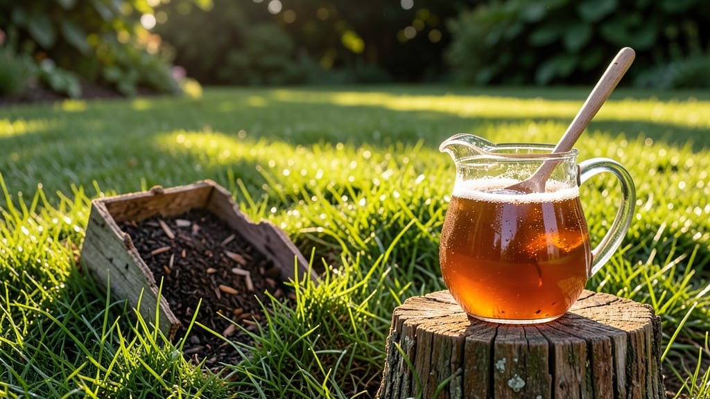 Compost Tea Soil Drench for Prevention