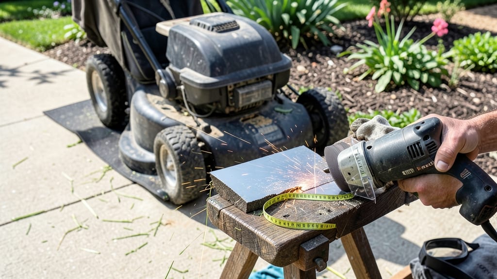 Lawn Mower Blades Sharpening: Field-Ready Edge Without Removing Them