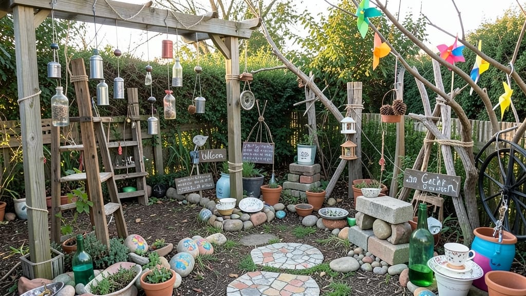 Inexpensive Lawn Decorations: Upcycled Charm With Zero Waste