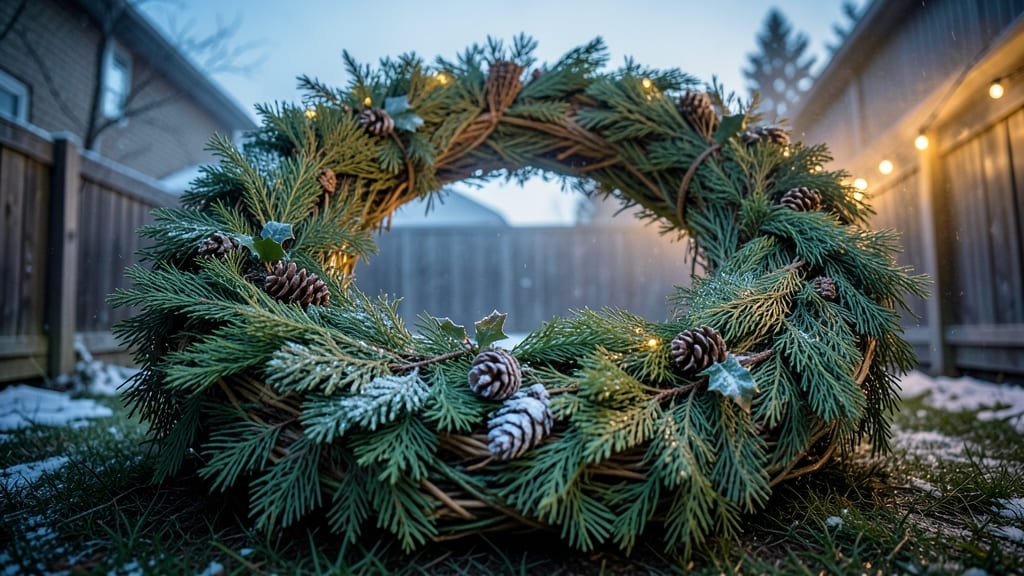 Giant Wreath Christmas Tree Alternative