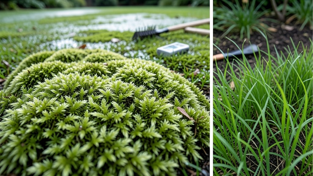 Lawn Full of Moss: Spot-Targeted Fix for Spongy, Yellowing Grass
