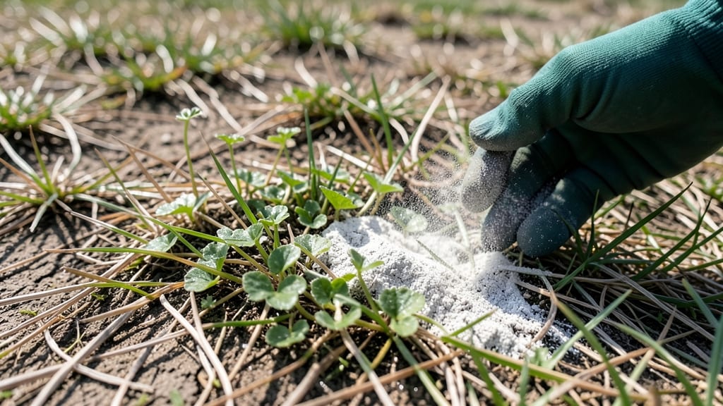 Diatomaceous Earth Dust Application