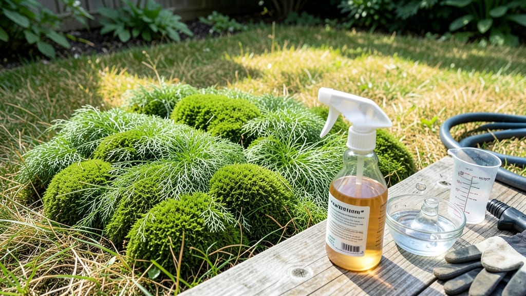 Lawn Moss Killer Homemade: Fast-Dissolving Vinegar-Salt Solution