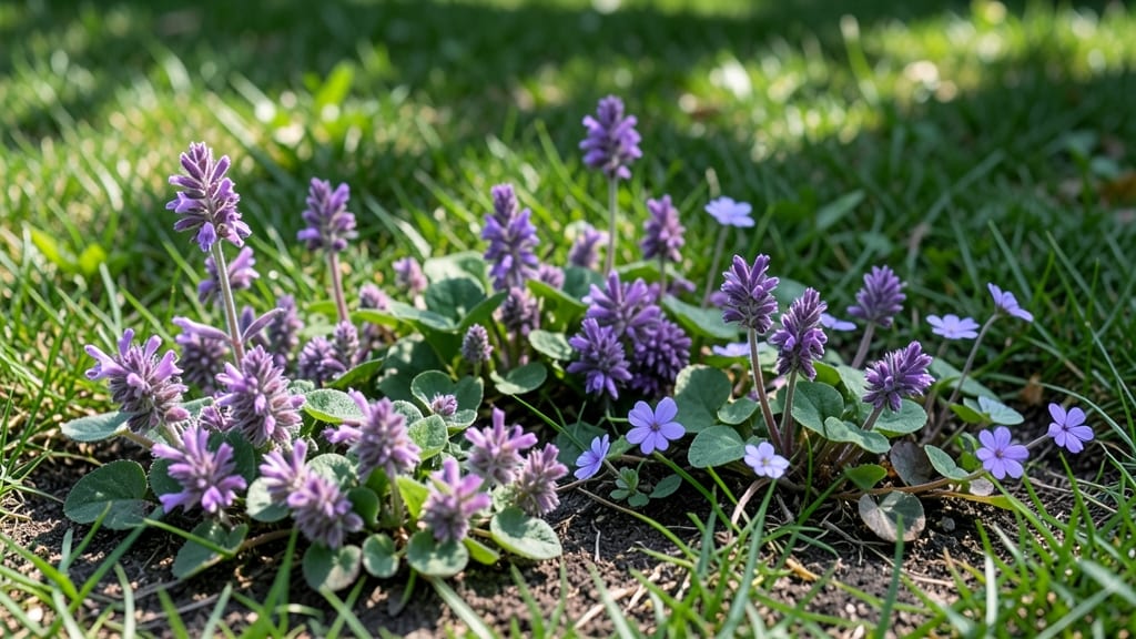 Purple Weeds Growing in Lawn: Natural Vinegar Spray That Dies in 24 Hours