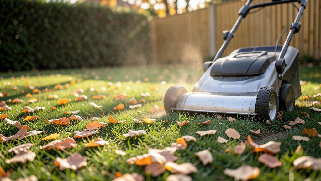 Using a Lawn Mower to Mulch Leaves Directly