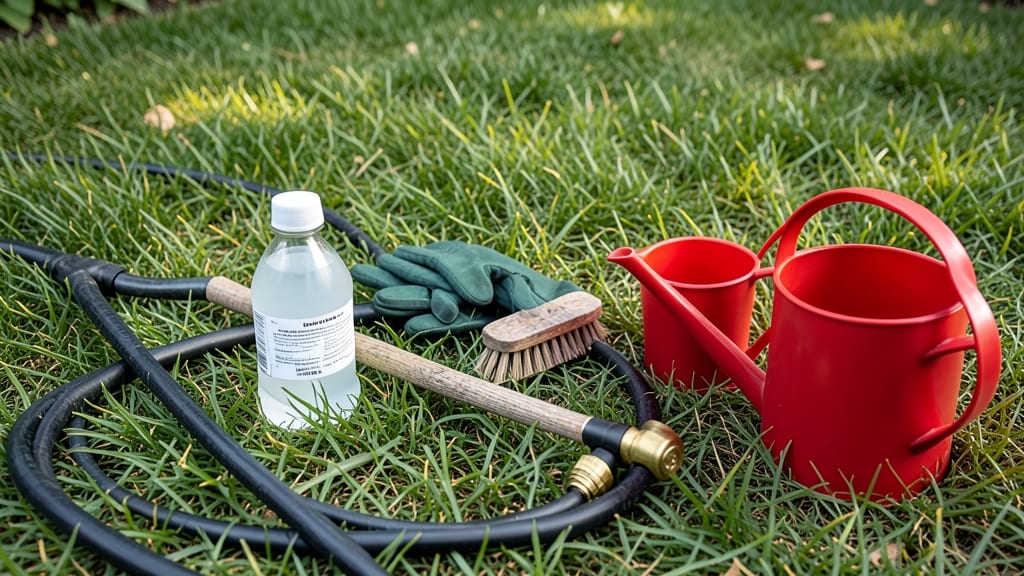 Urine Stains on Lawn: Vinegar and Baking Soda Revival in Minutes