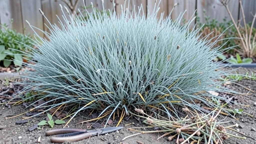 Cutting Back Blue Fescue Grass: Precision Trimming for Year-Round Definition