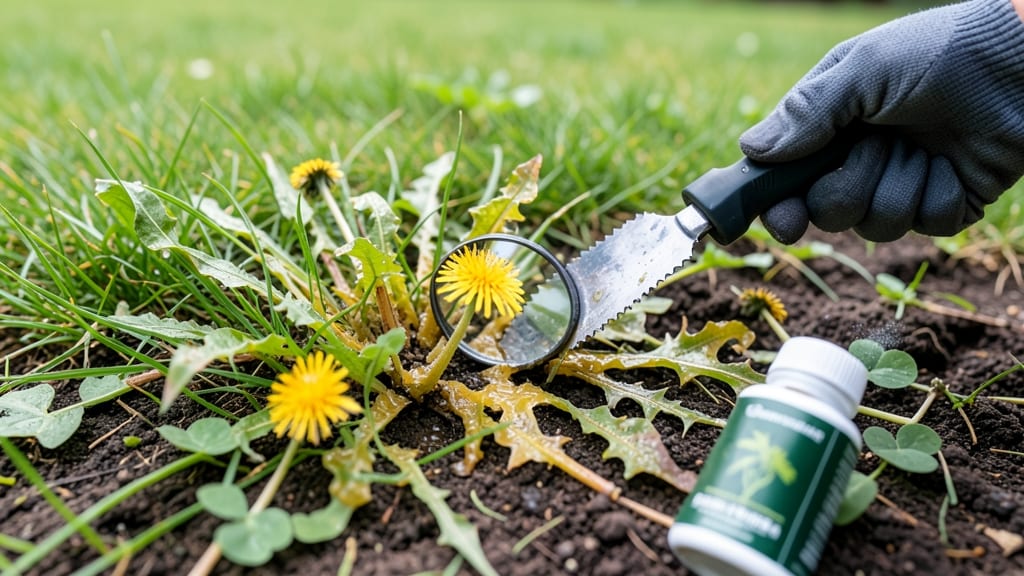 Sticky Weeds in Lawn: Vinegar-Salt Mix That Dissolves Them in Hours