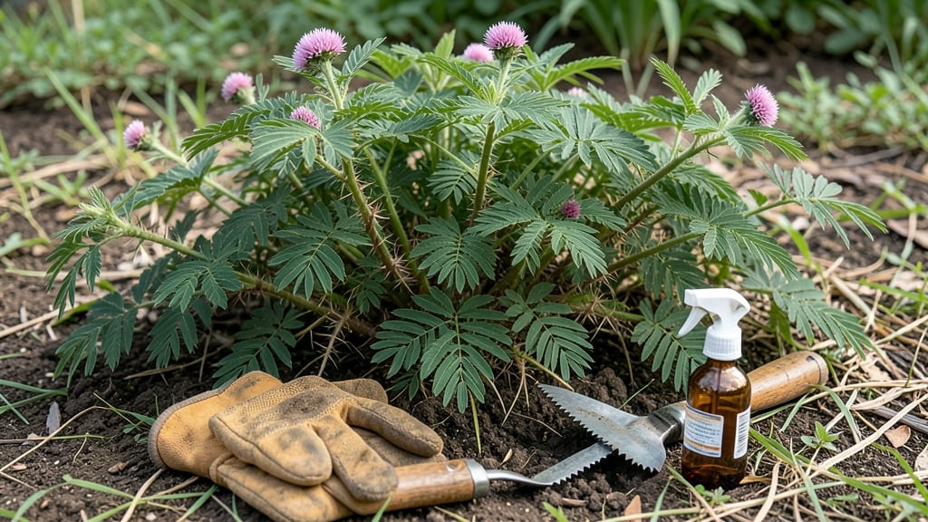 Mimosa Weed in Lawn: Vinegar-Salt Spray That Works in Hours