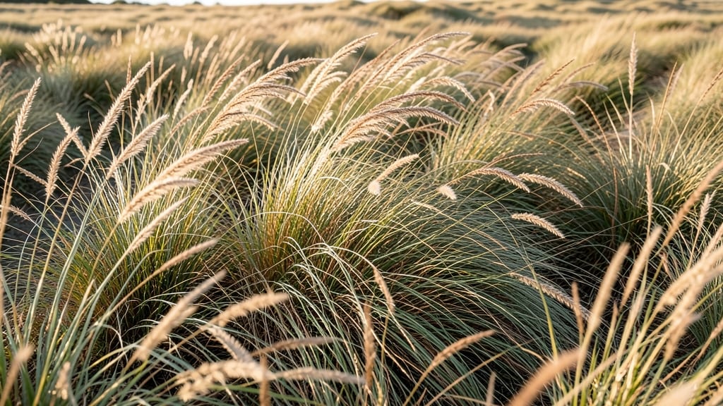 Native Grass Varieties like Deer Grass