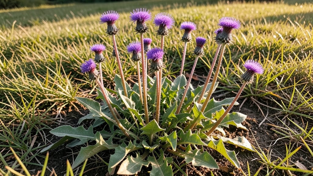 Dandelion Tarweed: The Purple Flowered Trifoliate