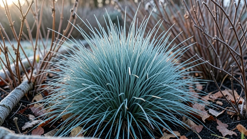 Blue Fescue Grass for Year-Round Color