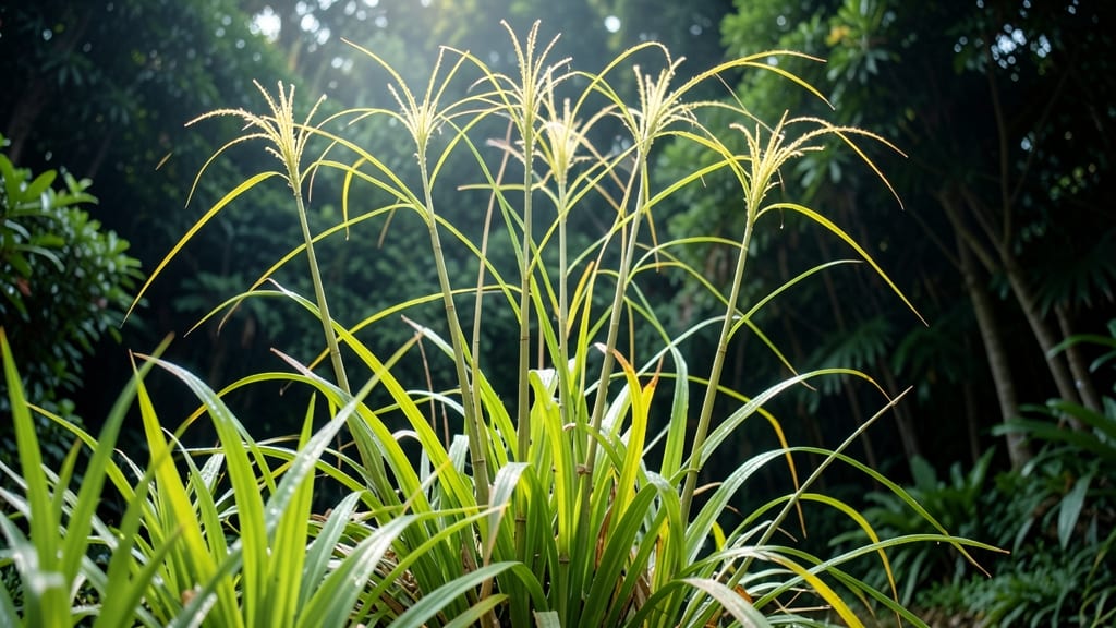 Lemongrass for Tropical Shade Accents