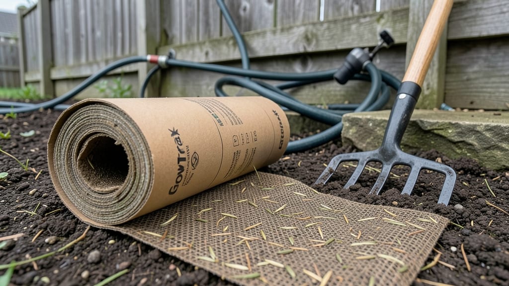 Growtrax Lawn Seed Blanket: No-Till, Weed-Blocking Lawn in 4 Weeks