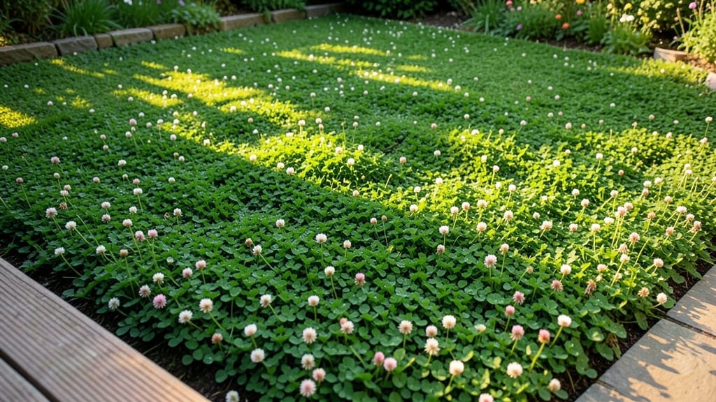 Clover Ground Cover Lawn