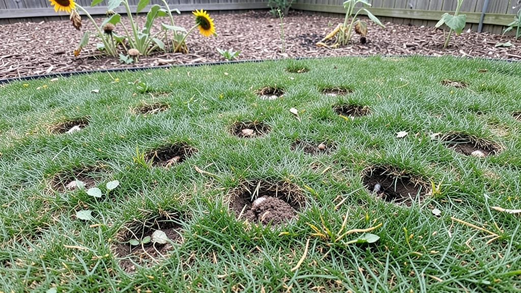 Round Holes in Lawn: Instant Fix for Uneven Grass Patches