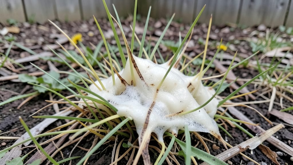 White Slime Mold on Grass: How to Remove It Fast Without Chemicals