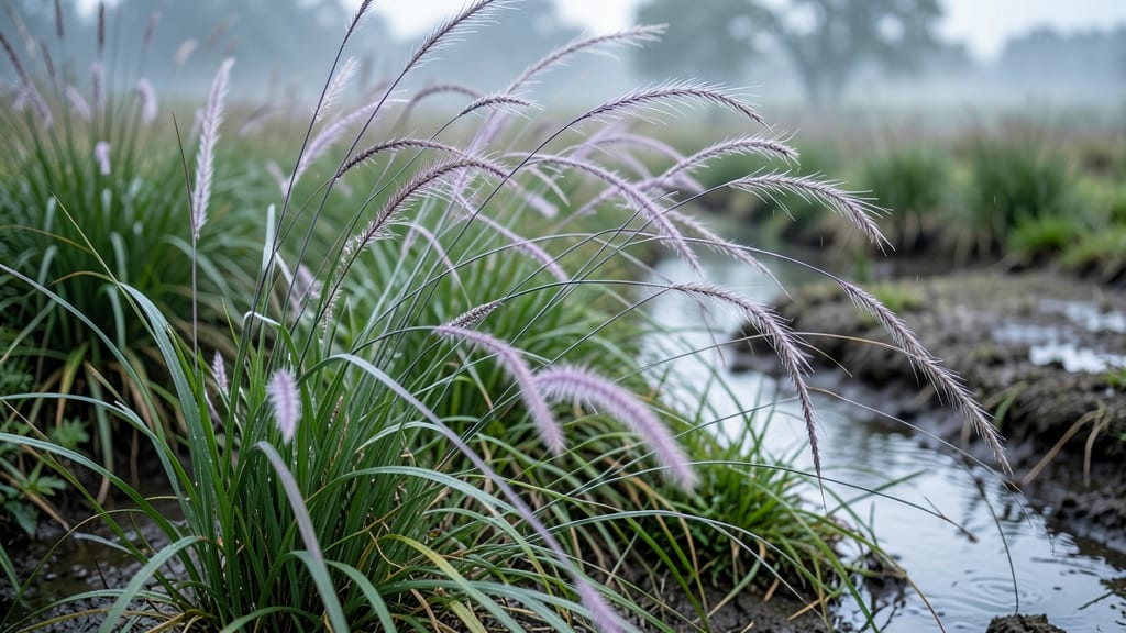 Purple Moor Grass for Bog Gardens and Wet Areas